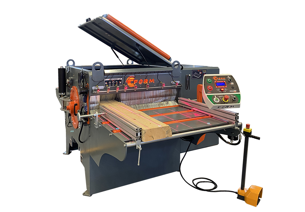 ÇİFT KENAR ALMA VE ÇOKLU DİLİMLEME MAKİNESİ