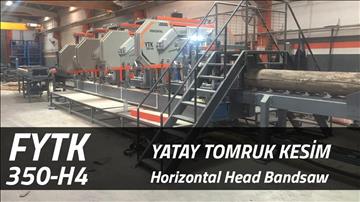 HORIZONTAL FOUR HEAD BANDSAW FOR LOGS
